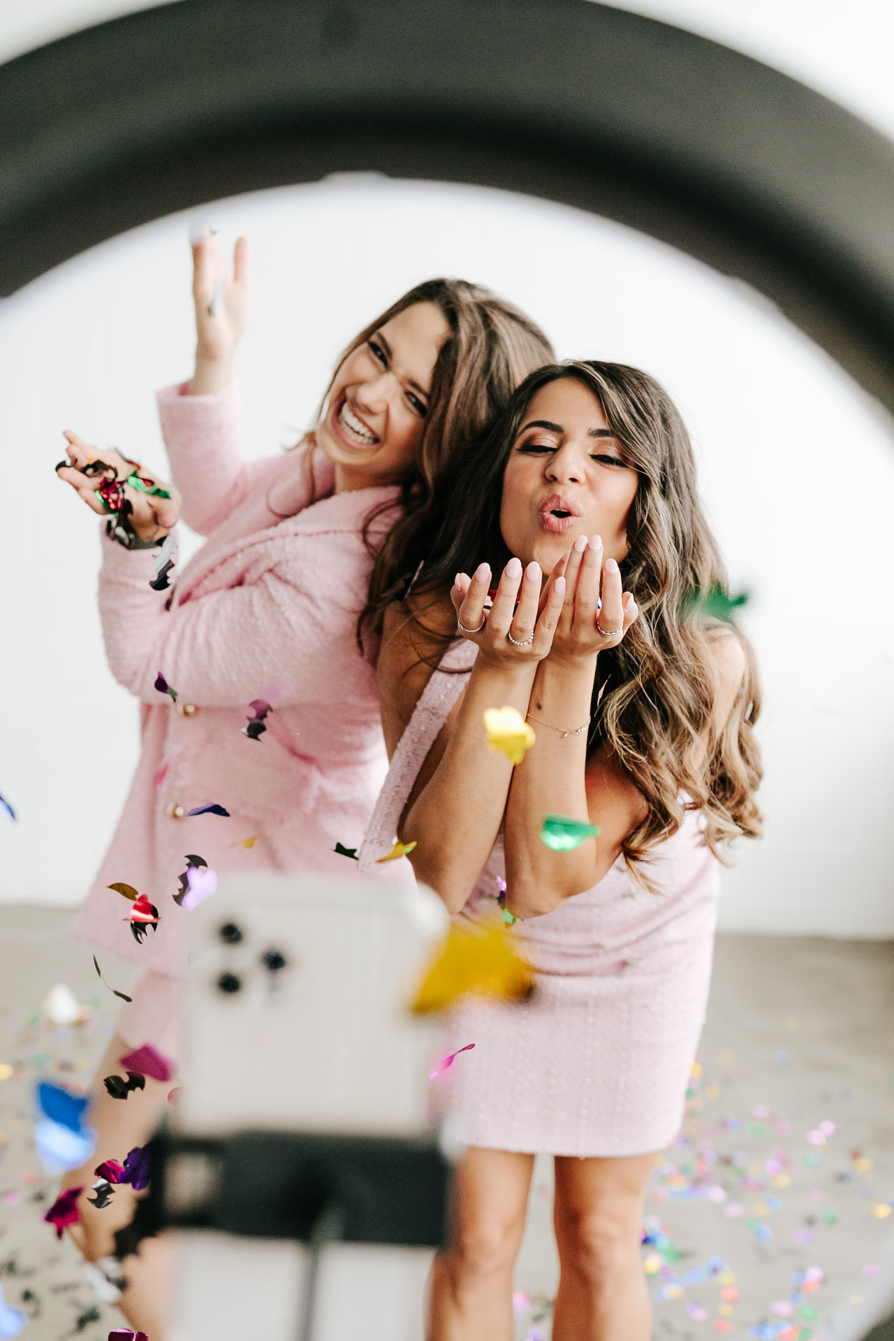 Alisha Marfatia and Monique Lombardo celebrating together
